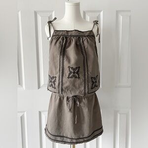 Zara Linen/Cotton Blend Tunic Dress Size XS